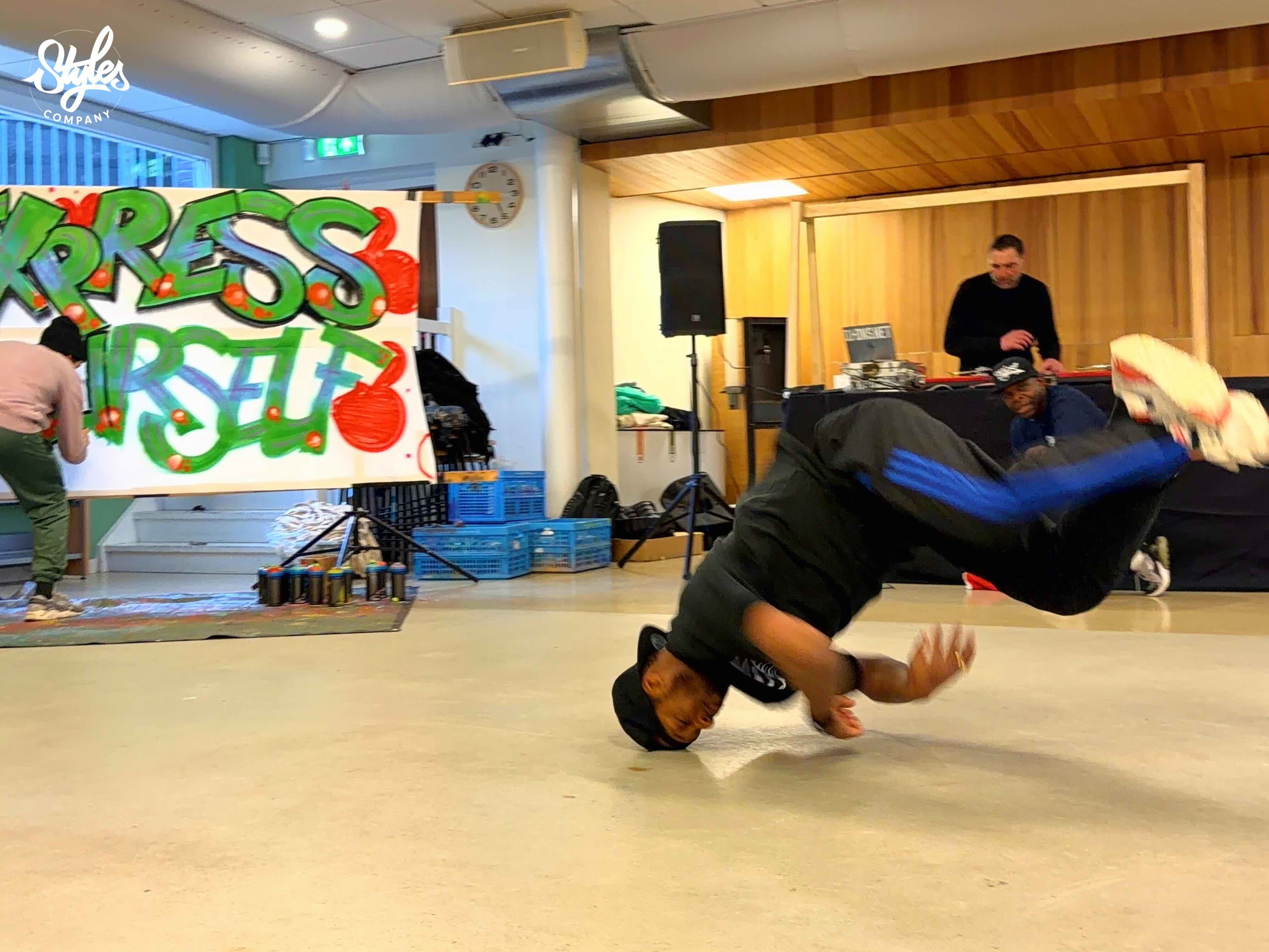 DANCE Urban Arts CKV-dag bij Gymnasium Sorghvliet door Styles Company