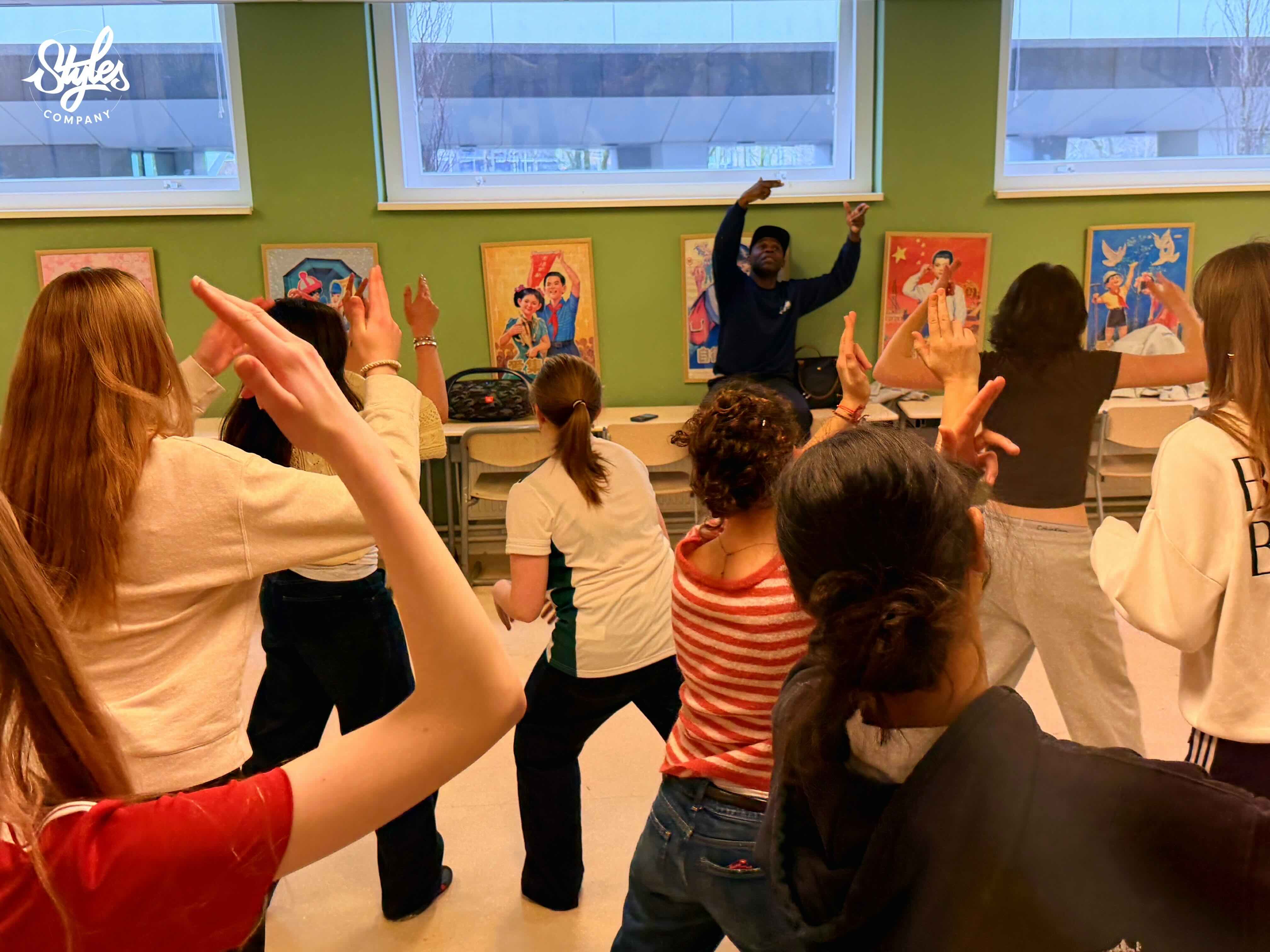 Urban Arts CKV-dag bij Gymnasium Sorghvliet door Styles Company