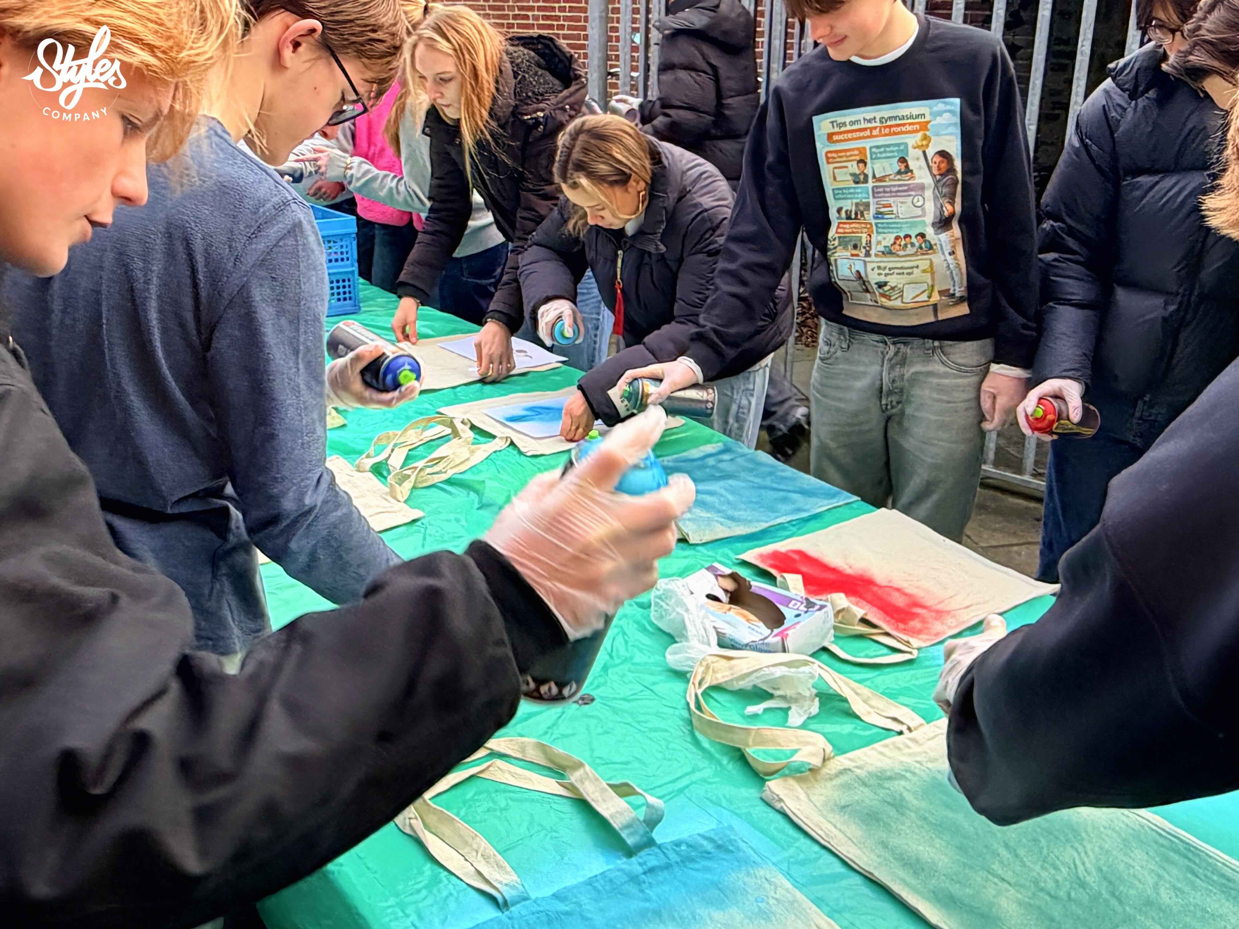 Urban Arts CKV-dag bij Gymnasium Sorghvliet door Styles Company